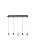 Elegant Lighting Eren 5 lights in Black pendant Model: 3505D32BK