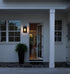 Elegant Lighting Etting 7 inch Outdoor Pendant in Black Model: OD355W12BK