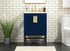 Elegant Lighting Eugene 24 Inch Single Bathroom Vanity in Blue Model: VF48824MBL