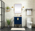 Elegant Lighting Eugene 24 Inch Single Bathroom Vanity in Blue Model: VF48824MBL