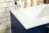 Elegant Lighting Eugene 24 Inch Single Bathroom Vanity in Blue Model: VF48824MBL