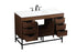 Elegant Lighting Eugene 48 Inch Single Bathroom Vanity in Walnut Model: VF488W48MWT