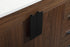 Elegant Lighting Eugene 48 Inch Single Bathroom Vanity in Walnut Model: VF488W48MWT