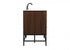 Elegant Lighting Eugene 48 Inch Single Bathroom Vanity in Walnut Model: VF488W48MWT