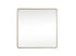 Elegant Lighting Evermore Soft Corner Metal Rectangle Full Length Mirror 30x60 Inch in Silver Model: MR80FL3060S