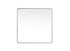 Elegant Lighting Evermore Soft Corner Metal Rectangle Full Length Mirror 30x60 Inch in Silver Model: MR80FL3060S