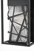 Elegant Lighting Eyre 7 inch Outdoor Pendant in Black Model: OD356W12BK
