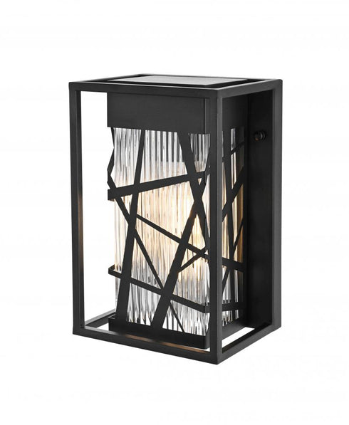 Elegant Lighting Eyre 7 inch Outdoor Pendant in Black Model: OD356W12BK
