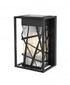 Elegant Lighting Eyre 7 inch Outdoor Pendant in Black Model: OD356W12BK