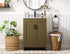 Elegant Lighting Finnley Vanity Cabinet 2Dr W24 Inch xD19 Inch xH34 Inch in Chestnut Brown Model: VF25124MCB