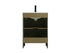 Elegant Lighting Finnley Vanity Cabinet 2Dr W24 Inch xD19 Inch xH34 Inch in Chestnut Brown Model: VF25124MCB
