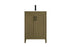 Elegant Lighting Finnley Vanity Cabinet 2Dr W24 Inch xD19 Inch xH34 Inch in Chestnut Brown Model: VF25124MCB