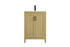 Elegant Lighting Finnley Vanity Cabinet 2Dr W24 Inch xD19 Inch xH34 Inch in Honey Brown Model: VF25124MHB