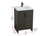 Elegant Lighting Finnley Vanity Cabinet 2Dr W24 Inch xD19 Inch xH34 Inch in Mocha Brown Model: VF25124MMB