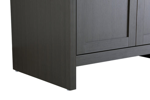 Elegant Lighting Finnley Vanity Cabinet 2Dr W24 Inch xD19 Inch xH34 Inch in Mocha Brown Model: VF25124MMB