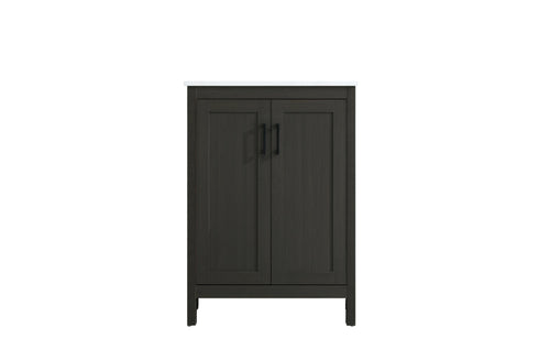 Elegant Lighting Finnley Vanity Cabinet 2Dr W24 Inch xD19 Inch xH34 Inch in Mocha Brown Model: VF25124MMB