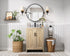Elegant Lighting Finnley Vanity Cabinet 2Dr W24 Inch xD19 Inch xH34 Inch MW in Mango Wood Finish Model: VF25124MW