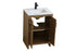 Elegant Lighting Finnley Vanity Cabinet 2Dr W24 Inch xD19 Inch xH34 Inch WB in Walnut Brown Finish Model: VF25124WB
