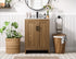 Elegant Lighting Finnley Vanity Cabinet 2Dr W24 Inch xD19 Inch xH34 Inch WB in Walnut Brown Finish Model: VF25124WB