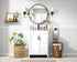Elegant Lighting Finnley Vanity Cabinet 2Dr W24 Inch xD19 Inch xH34 Inch WH in White Finish Model: VF25124MWH