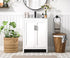 Elegant Lighting Finnley Vanity Cabinet 2Dr W24 Inch xD19 Inch xH34 Inch WH in White Finish Model: VF25124MWH