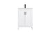 Elegant Lighting Finnley Vanity Cabinet 2Dr W24 Inch xD19 Inch xH34 Inch WH in White Finish Model: VF25124MWH