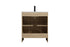 Elegant Lighting Finnley Vanity Cabinet 2Dr W30 Inch x D19 Inch x H34 Inch MW in Mango Wood Finish Model: VF25130MW
