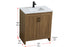 Elegant Lighting Finnley Vanity Cabinet 2Dr W30 Inch x D19 Inch x H34 Inch WB in Walnut Brown Finish Model: VF25130WB