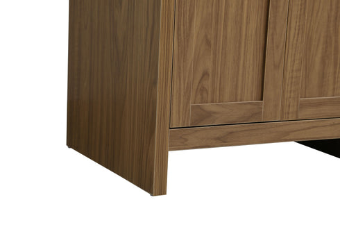 Elegant Lighting Finnley Vanity Cabinet 2Dr W30 Inch x D19 Inch x H34 Inch WB in Walnut Brown Finish Model: VF25130WB