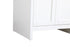 Elegant Lighting Finnley Vanity Cabinet 2Dr W30 Inch x D19 Inch x H34 Inch WH in White Finish Model: VF25130MWH