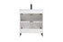 Elegant Lighting Finnley Vanity Cabinet 2Dr W30 Inch x D19 Inch x H34 Inch WH in White Finish Model: VF25130MWH