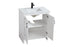 Elegant Lighting Finnley Vanity Cabinet 2Dr W30 Inch x D19 Inch x H34 Inch WH in White Finish Model: VF25130MWH