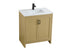 Elegant Lighting Finnley Vanity Cabinet 2Dr W30 Inch xD19 Inch xH34 Inch in Honey Brown Model: VF25130MHB