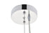 Elegant Lighting Flores 8 light Chrome Pendant in Chrome and Clear Finish Model: LD5052D20C