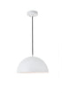 Elegant Lighting Forte 1 light black Pendant Model: LD4023D14BK