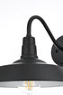 Elegant Lighting Franco 1 Light Wall Sconce W10 Inch xH9 Inch xE15 Inch in Black Model: OD805W9BK