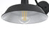 Elegant Lighting Franco 1 Light Wall Sconce W10 Inch xH9 Inch xE15 Inch in Black Model: OD805W9BK