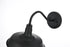 Elegant Lighting Franco 1 Light Wall Sconce W10 Inch xH9 Inch xE15 Inch in Black Model: OD805W9BK