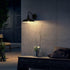 Elegant Lighting Franco 1 Light Wall Sconce W10 Inch xH9 Inch xE15 Inch in Black Model: OD805W9BK