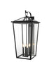 Elegant Lighting Frankford 4 Light Wall sconce W16 Inch E18 Inch H33 Inch L4 in Black Model: OD334W33BK