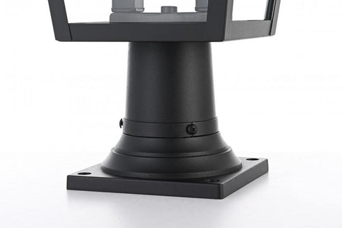 Elegant Lighting Frankford 7 inch Outdoor Pendant in Black Model: OD334P22BK