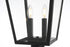 Elegant Lighting Frankford 7 inch Outdoor Pendant in Black Model: OD334P24BK