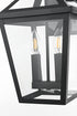Elegant Lighting Frankford 7 inch Outdoor Pendant in Black Model: OD334W18BK