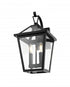 Elegant Lighting Frankford 7 inch Outdoor Pendant in Black Model: OD334W18BK