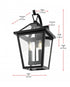 Elegant Lighting Frankford 7 inch Outdoor Pendant in Black Model: OD334W18BK