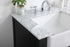 Elegant Lighting Franklin 36 Inch Single Bathroom Vanity in Black Model: VF60236BK