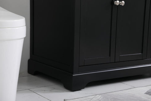 Elegant Lighting Franklin 36 Inch Single Bathroom Vanity in Black Model: VF60236BK