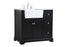 Elegant Lighting Franklin 36 Inch Single Bathroom Vanity in Black Model: VF60236BK