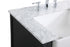 Elegant Lighting Franklin 36 Inch Single Bathroom Vanity in Black Model: VF60236BK