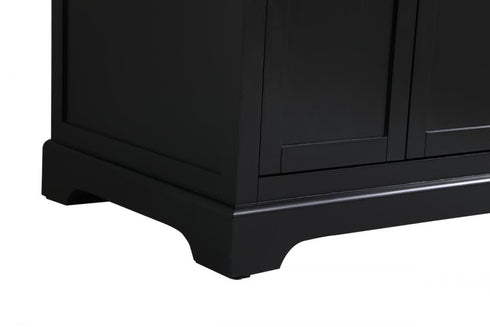 Elegant Lighting Franklin 36 Inch Single Bathroom Vanity in Black Model: VF60236BK